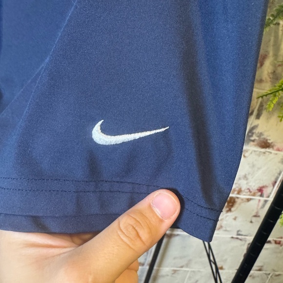 Nike Women's Deep Blue Athletic Shorts - Picture 2 of 5